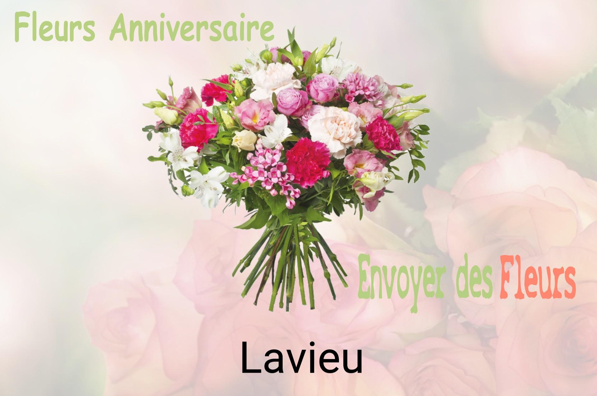 Bouquet de fleurs d’anniversaire livré à Lavieu
